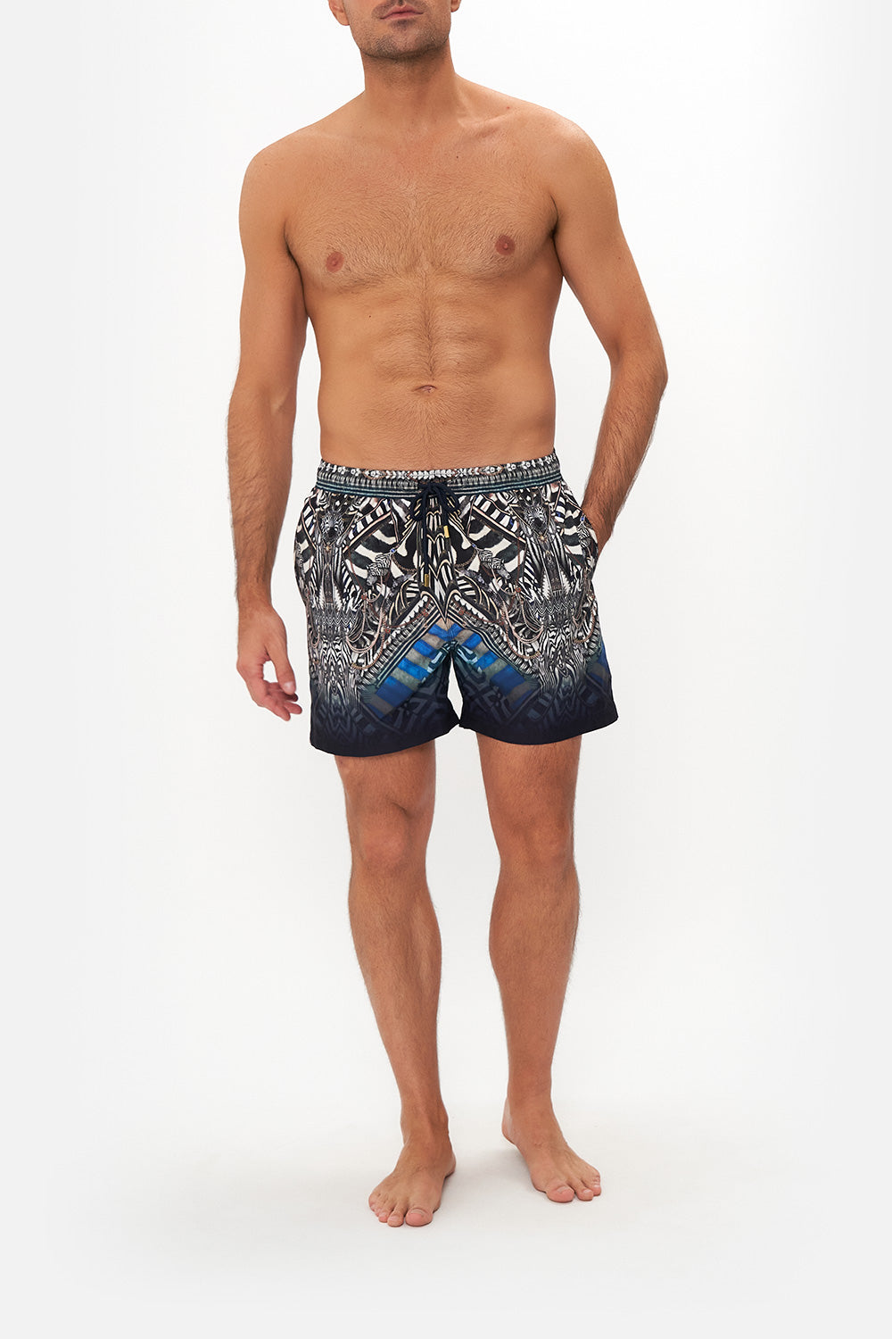 ELASTIC WAIST BOARDSHORT KNIGHT OF THE WILD