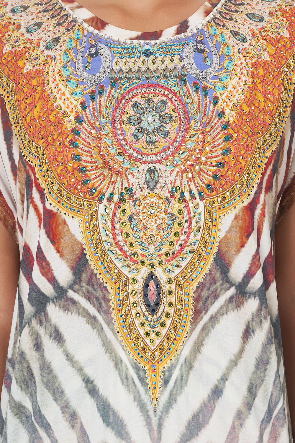 LONG SCOOP BACK HEM T-SHIRT SAVANNAH