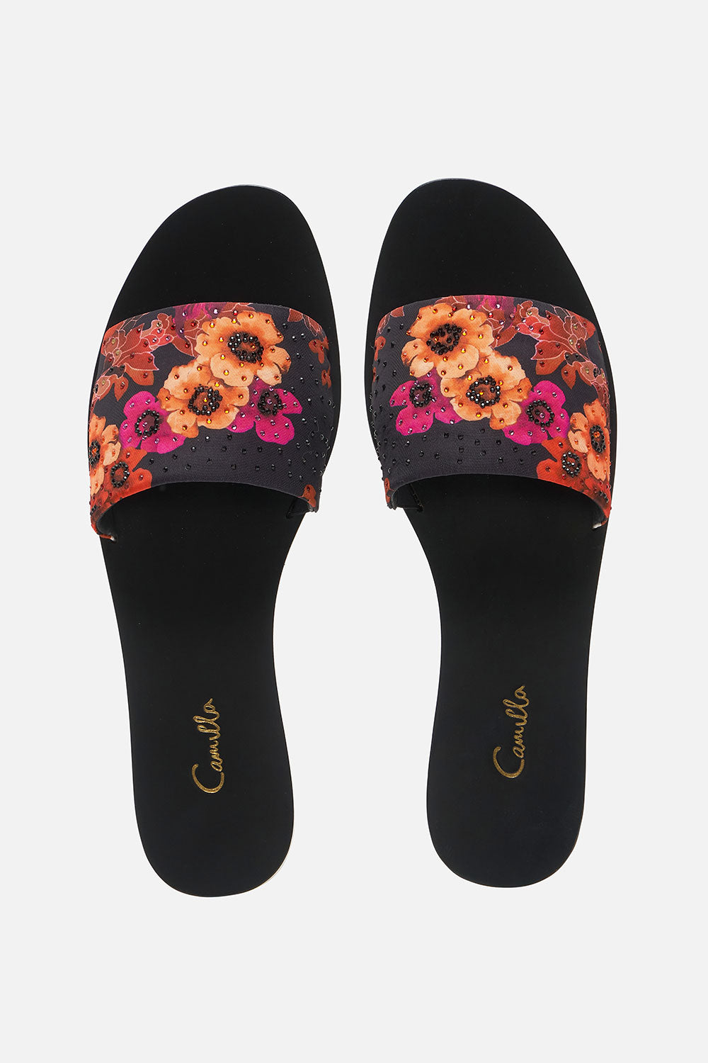 PRINTED SLIDE MIDNIGHT POPPY