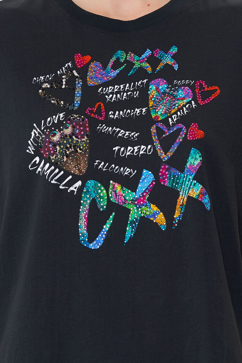 SLIM FIT ROUND NECK T-SHIRT TAGGED UP