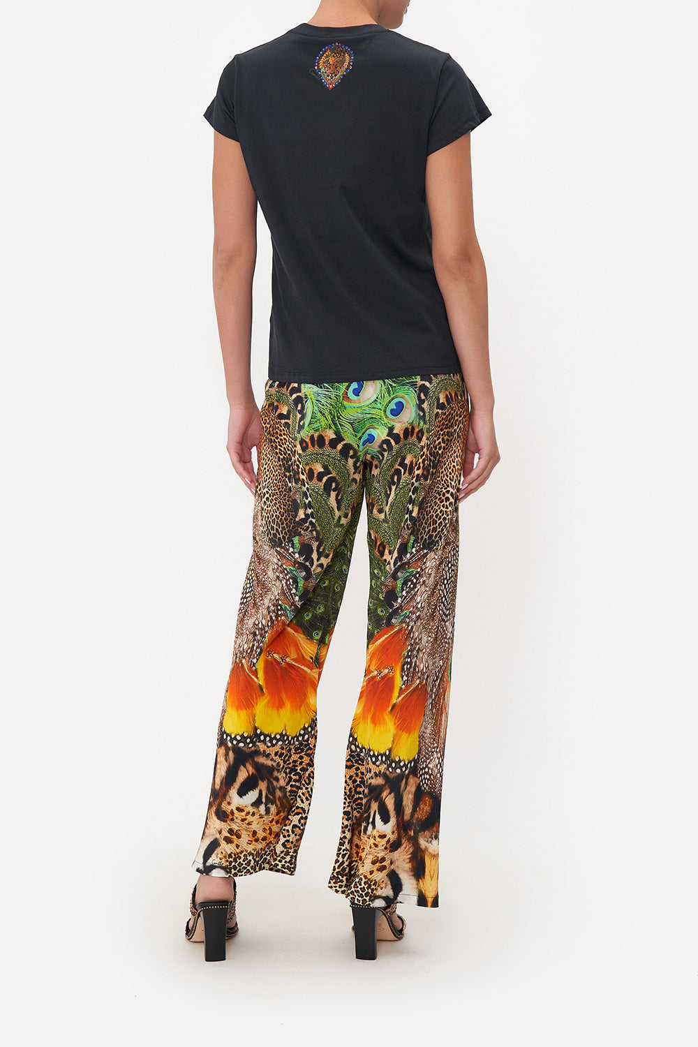 SLIM FIT ROUND NECK T-SHIRT SURREALIST XANADU