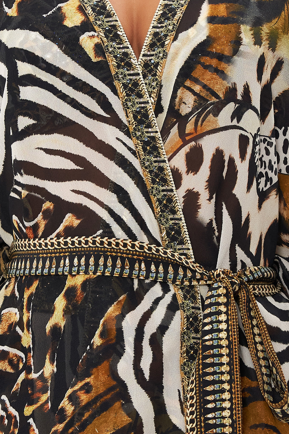 HIGH LOW LAYER WITH TIE WHATS NEW PUSSYCAT