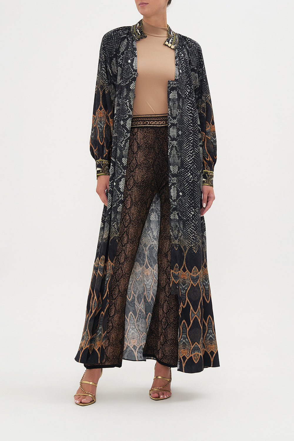 SPLIT FLARE KNIT PANT WILD HORSES