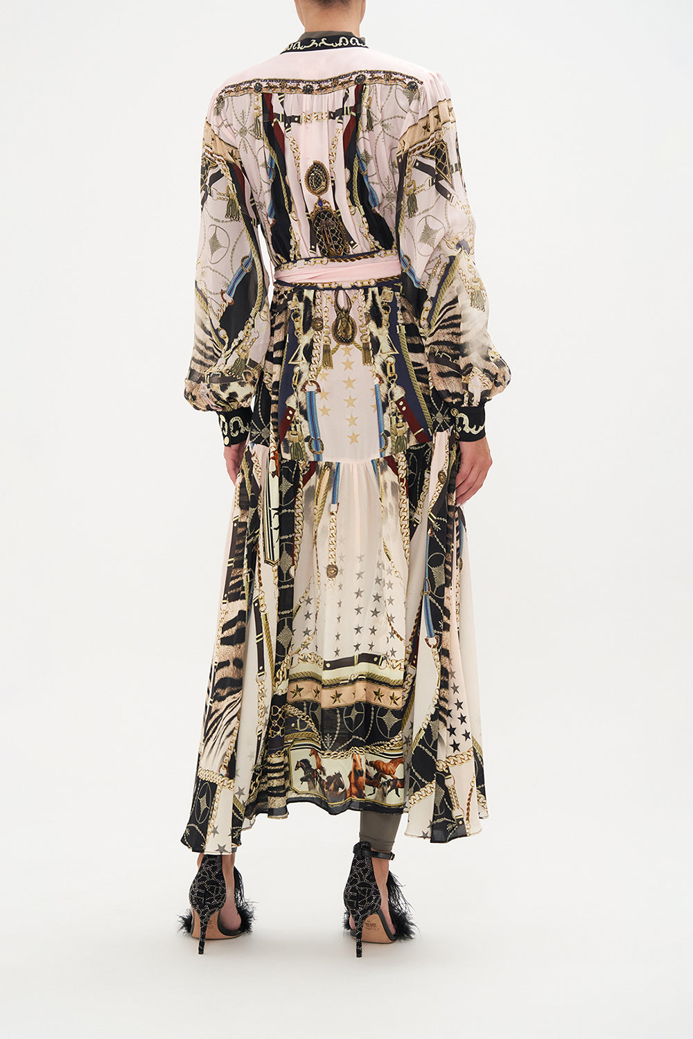 BUTTON THROUGH DRESS WITH YOKE I WANNA BE A COWGIRL BABY