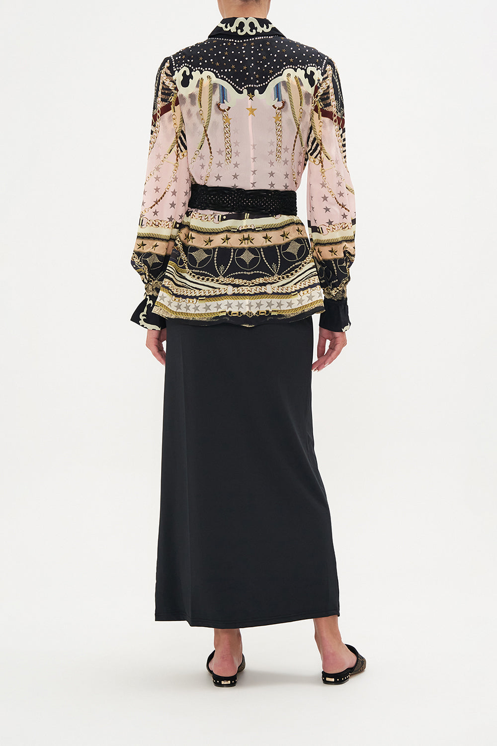 CURVED COLLAR BLOUSE I WANNA BE A COWGIRL BABY