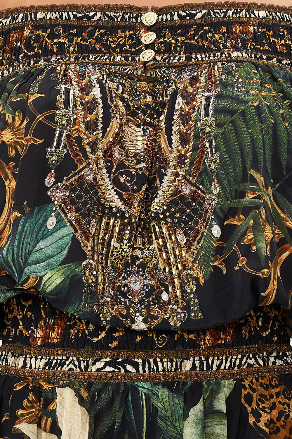 OFF SHOULDER SHORT DRESS EASY TIGER