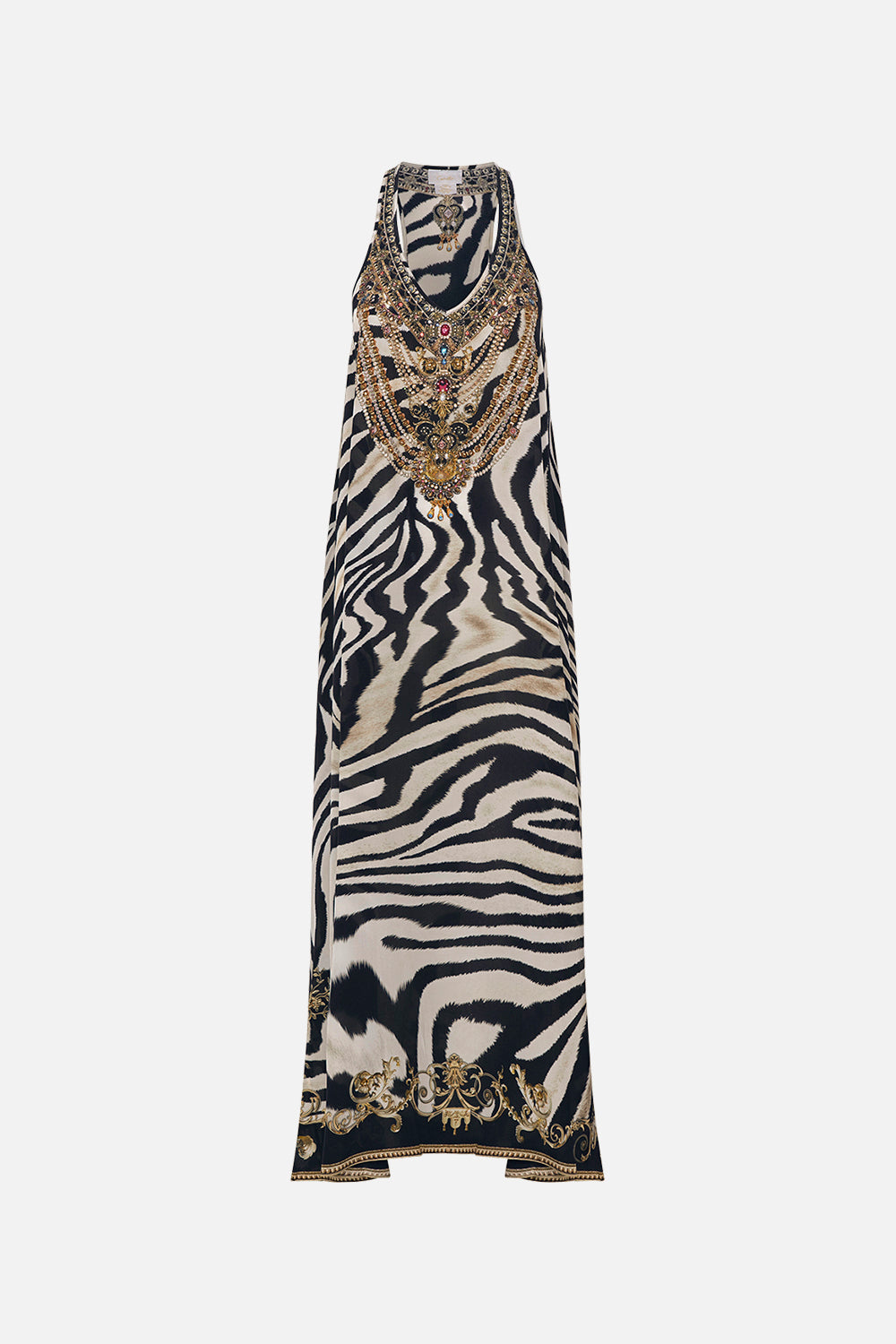 V NECK RACERBACK DRESS EARN YOUR STRIPES