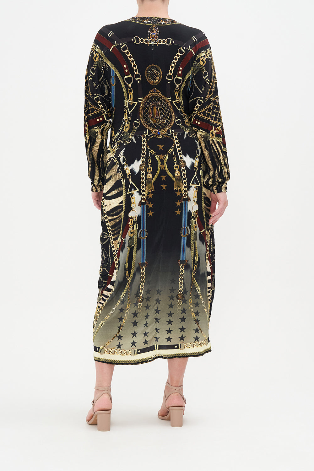 LONG SPLIT FRONT TWIST DRESS BOSS OF THE BRUMBIES