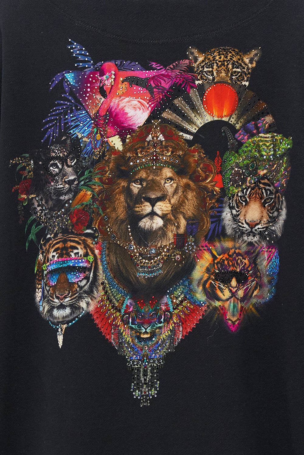 OVERSIZE BOYFRIEND HOODIE SURREALIST XANADU