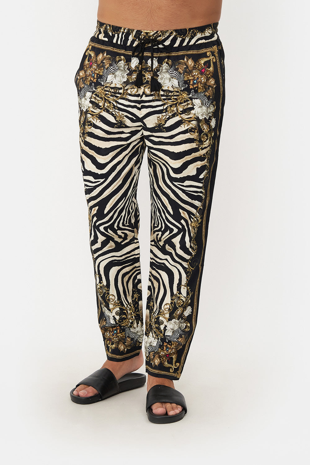 STRAIGHT LEG ELASTICATED WAIST PANT EARN YOUR STRIPES