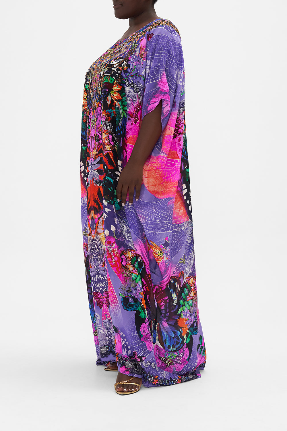 ROUND NECK KAFTAN INDIRA