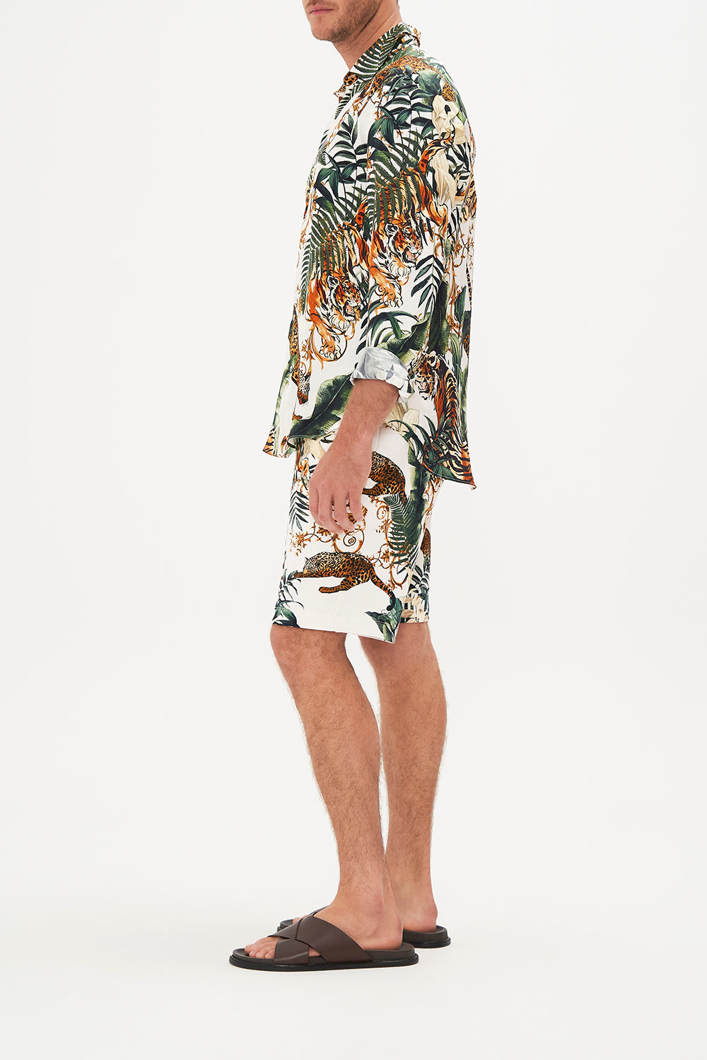 CUT OFF TRACK SHORT TIGER TRAP