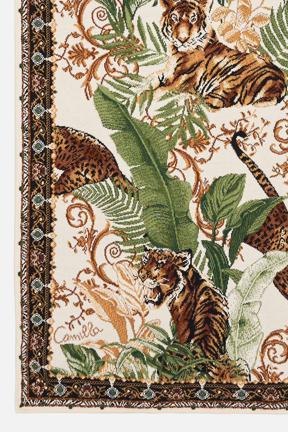 BABIES JACQUARD BLANKET TIGER TRAP