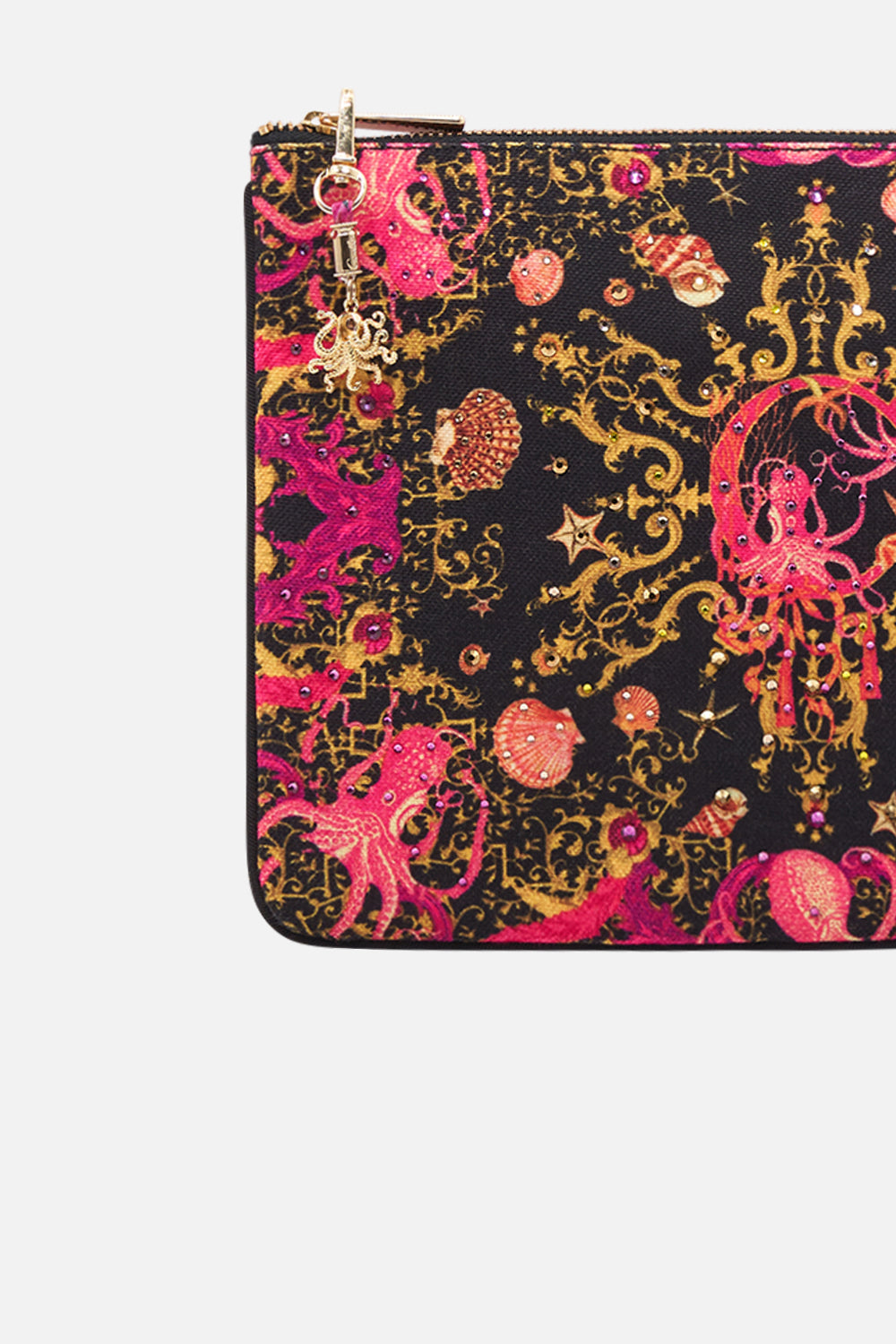 SMALL CANVAS CLUTCH OCTOPIA