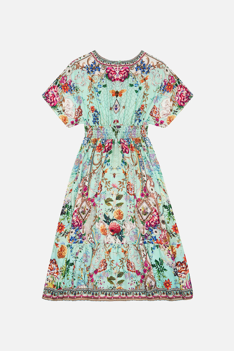 KIDS RELAXED SHIRRED WAIST DRESS 4-10 DOWN THE GARDEN PATH main image 1