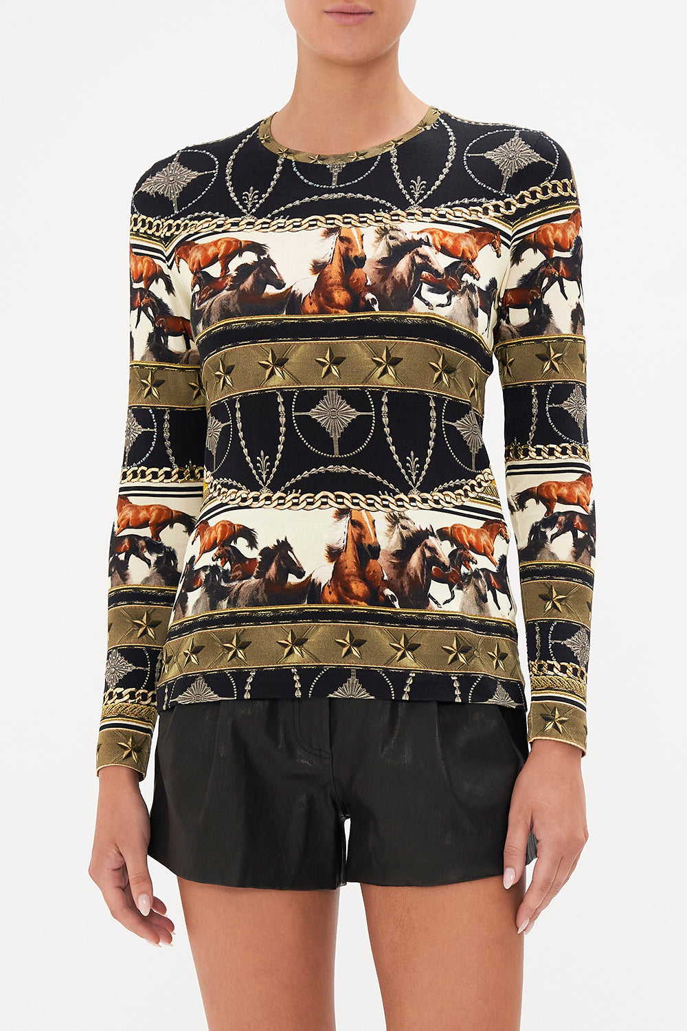 LONG SLEEVE CREW TOP BOSS OF THE BRUMBIES