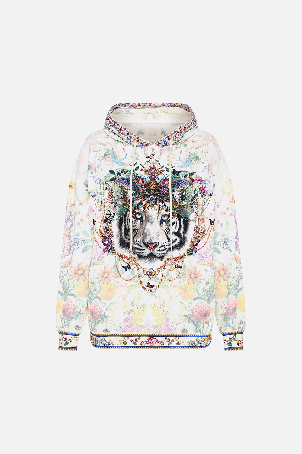 HOODY WITH POCKETS QUEENS BEE HIVE