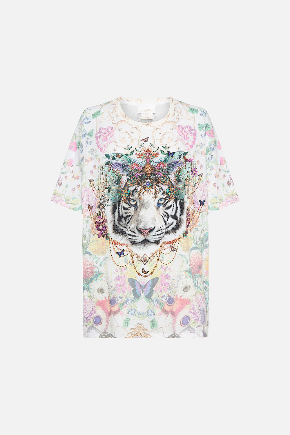 OVERSIZE BAND TEE QUEENS BEE HIVE