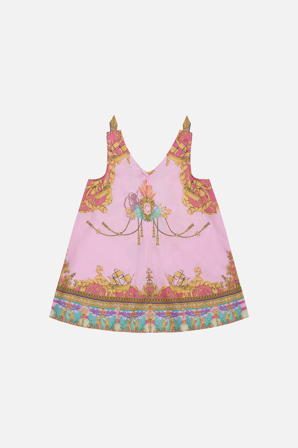 KIDS TIE SHOULDER MIDI DRESS 12-14 MERMAID MOTEL