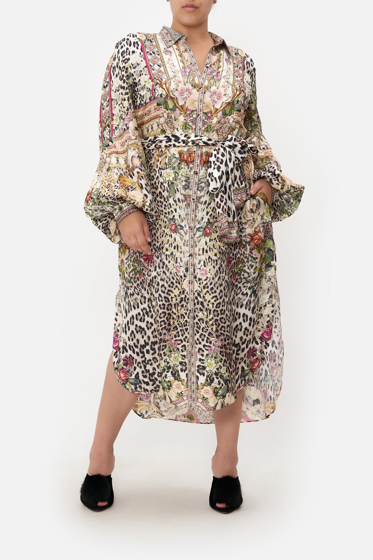 HIGH LOW MIDI SHIRT DRESS ANARCHY AT ANNABELS