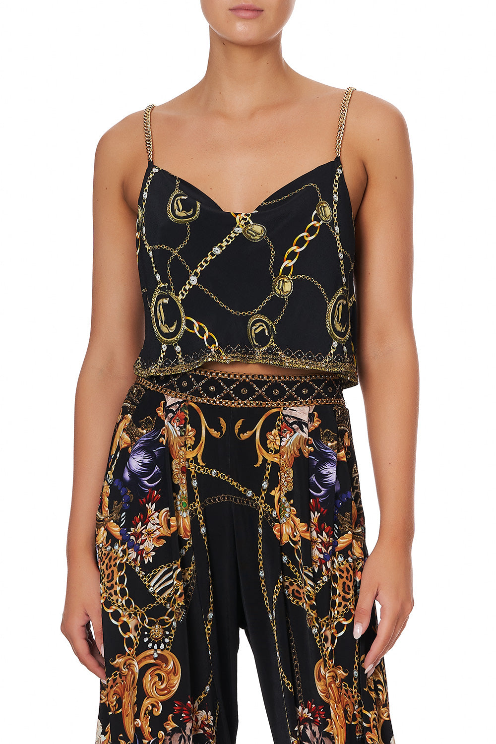 BIAS CROP CAMI A NIGHT IN THE 90S