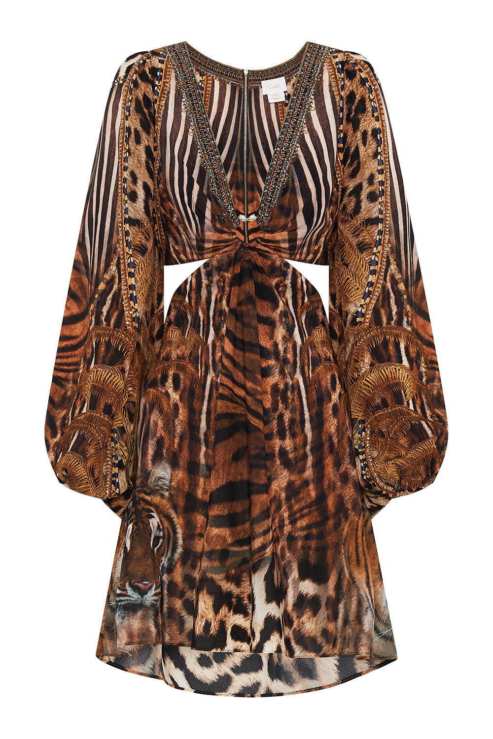 U RING CUT OUT SHORT DRESS BERKELEY ST AFTER DARK