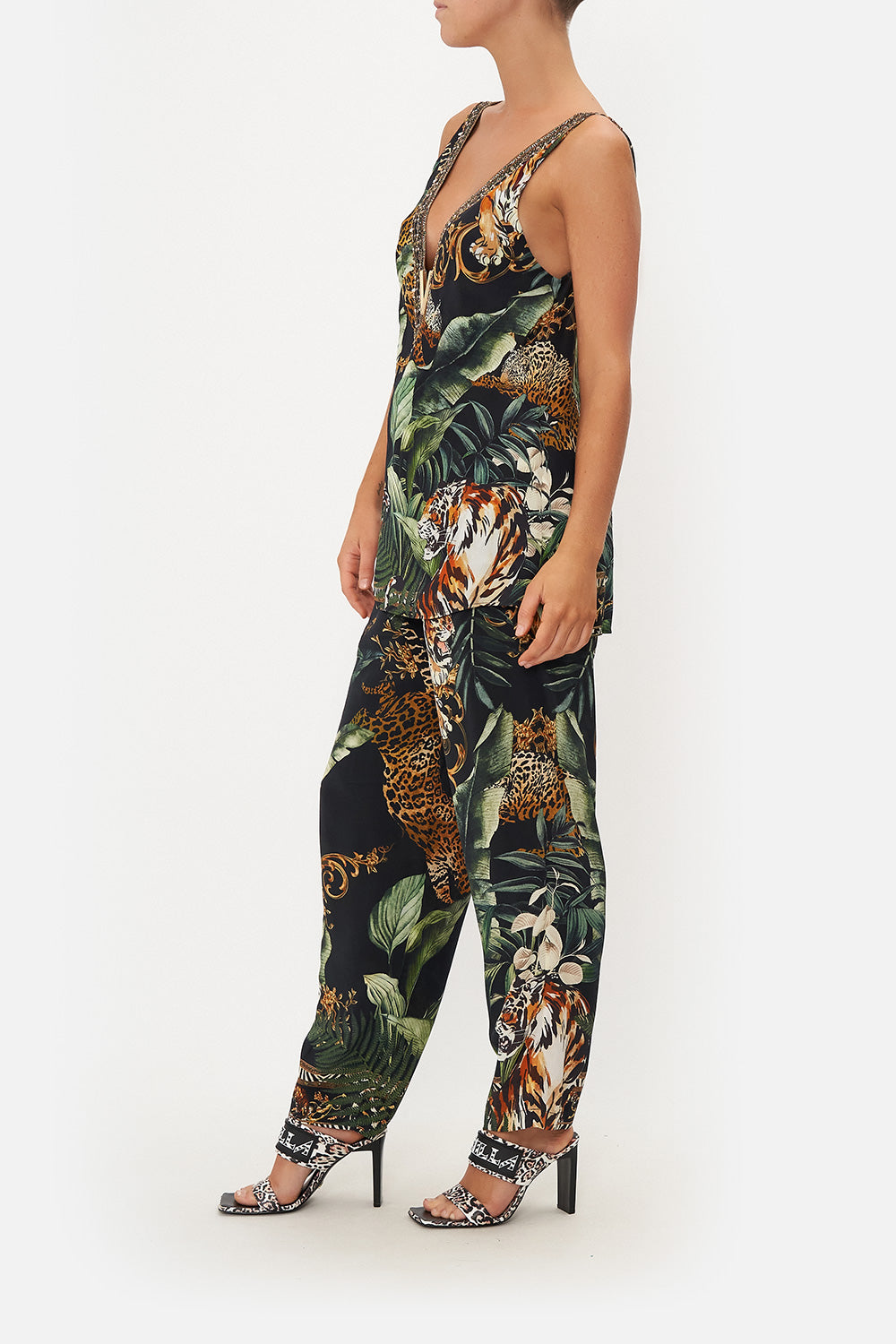 DEEP V-NECK TANK EASY TIGER