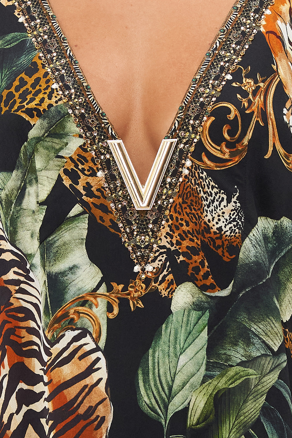 DEEP V-NECK TANK EASY TIGER