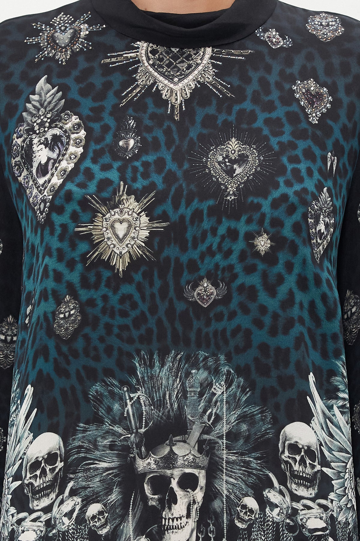 LONG SLEEVE SWING DRESS ANIMAL ANARCHY