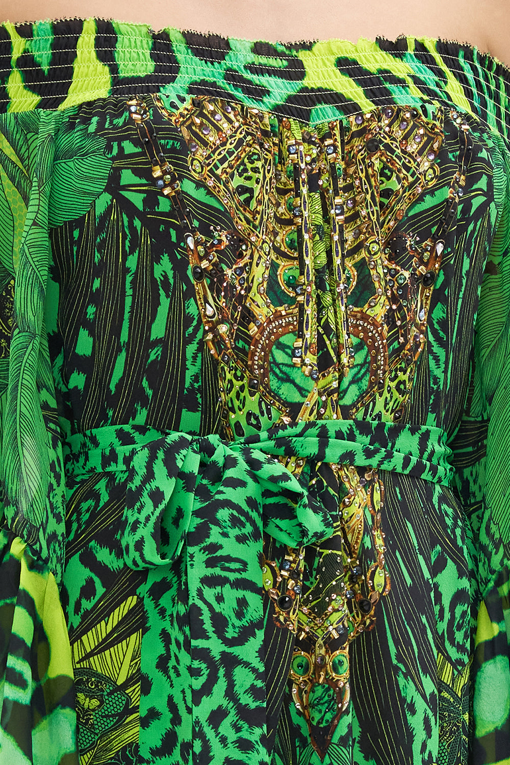 HIGH LOW HEM OFF SHOULDER DRESS GORILLA GROOVE