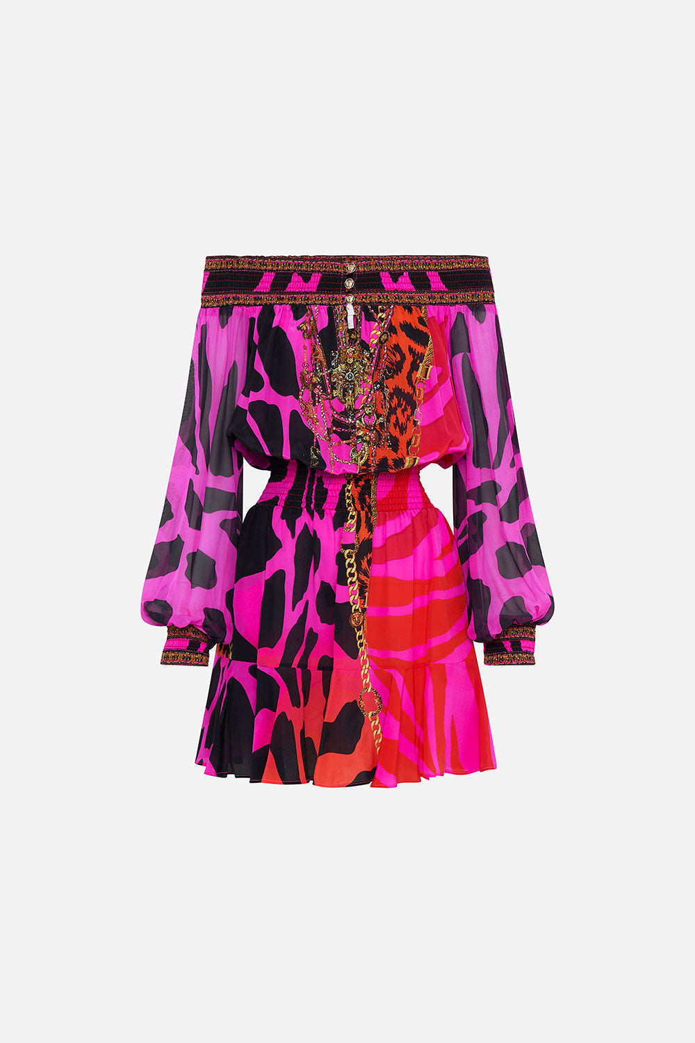 OFF SHOULDER SHORT DRESS ALWAYS CHANGE YOUR SPOTS