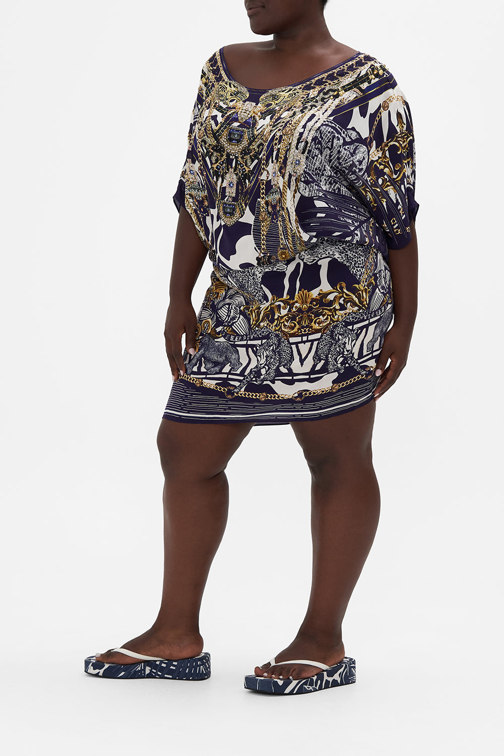 ROUND NECK KAFTAN WHERES YOUR HEAD AT