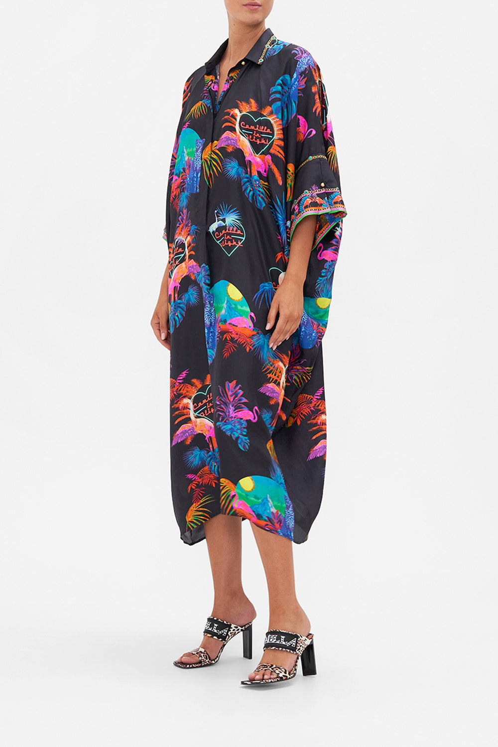 BATWING KAFTAN NAUGHTY NEON