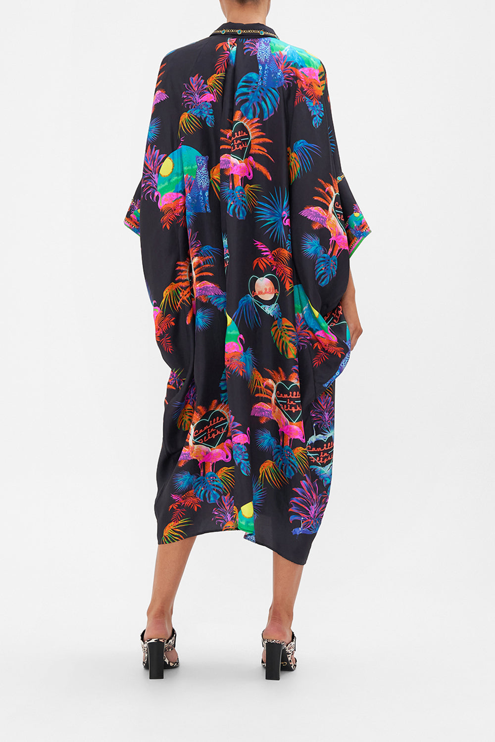 BATWING KAFTAN NAUGHTY NEON