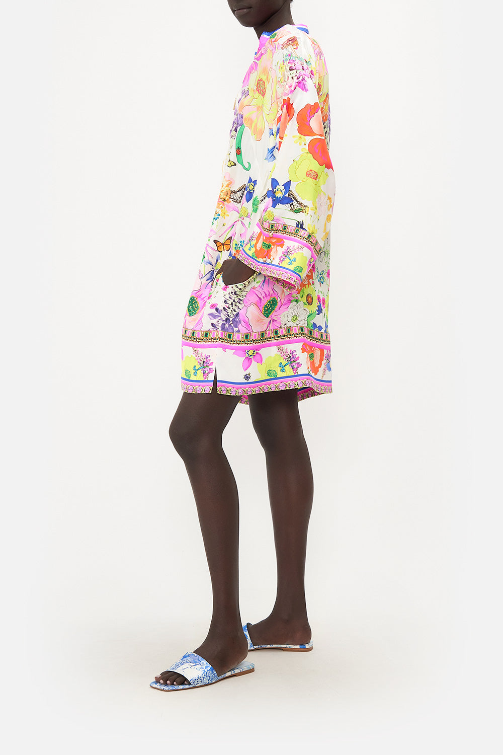 ZIP FRONT SHIRT DRESS FAIRY GANG