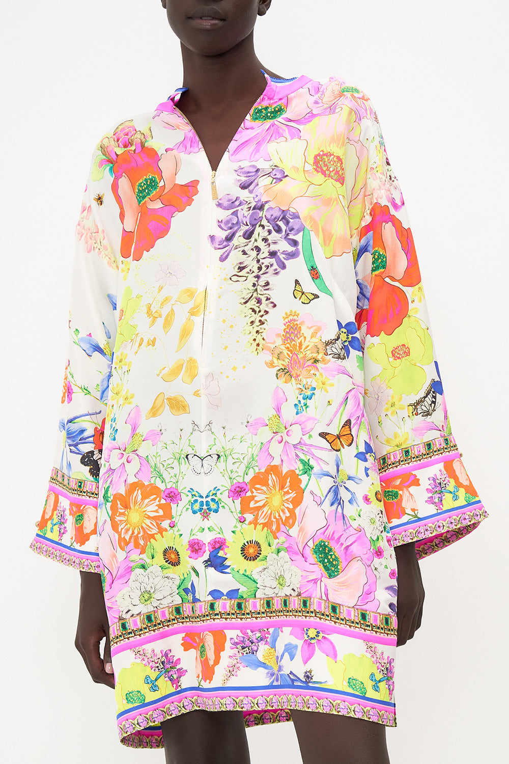 ZIP FRONT SHIRT DRESS FAIRY GANG