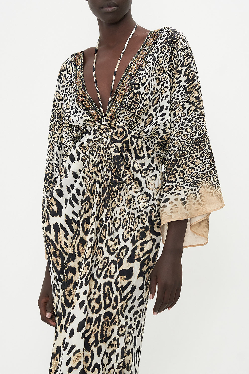 DRAWCORD DETAIL DRESS COOL FOR CATS