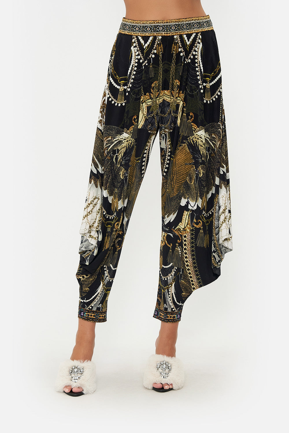 JERSEY DRAPE PANT WITH POCKET RAVIN RAVEN