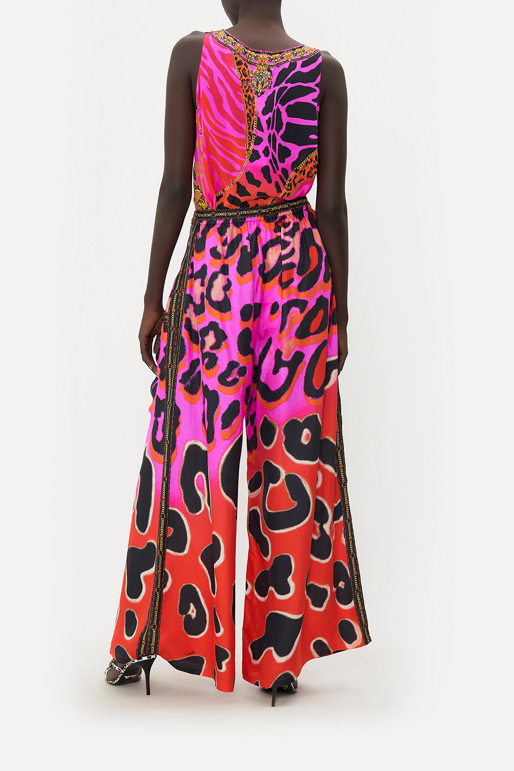 WIDE LEG TROUSER WITH FRONT POCKETS ALWAYS CHANGE YOUR SPOTS