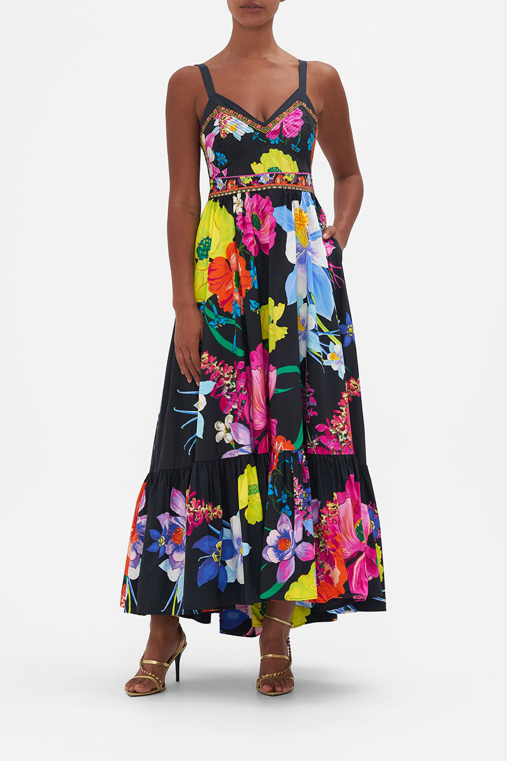 DRESS WITH FITTED BODICE AWAY WITH THE FAIRIES