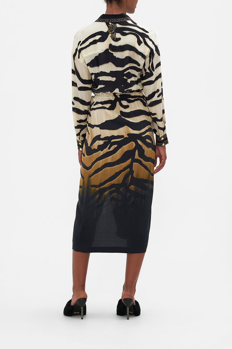 SOFT TRENCH WITH TIES TAME MY TIGER