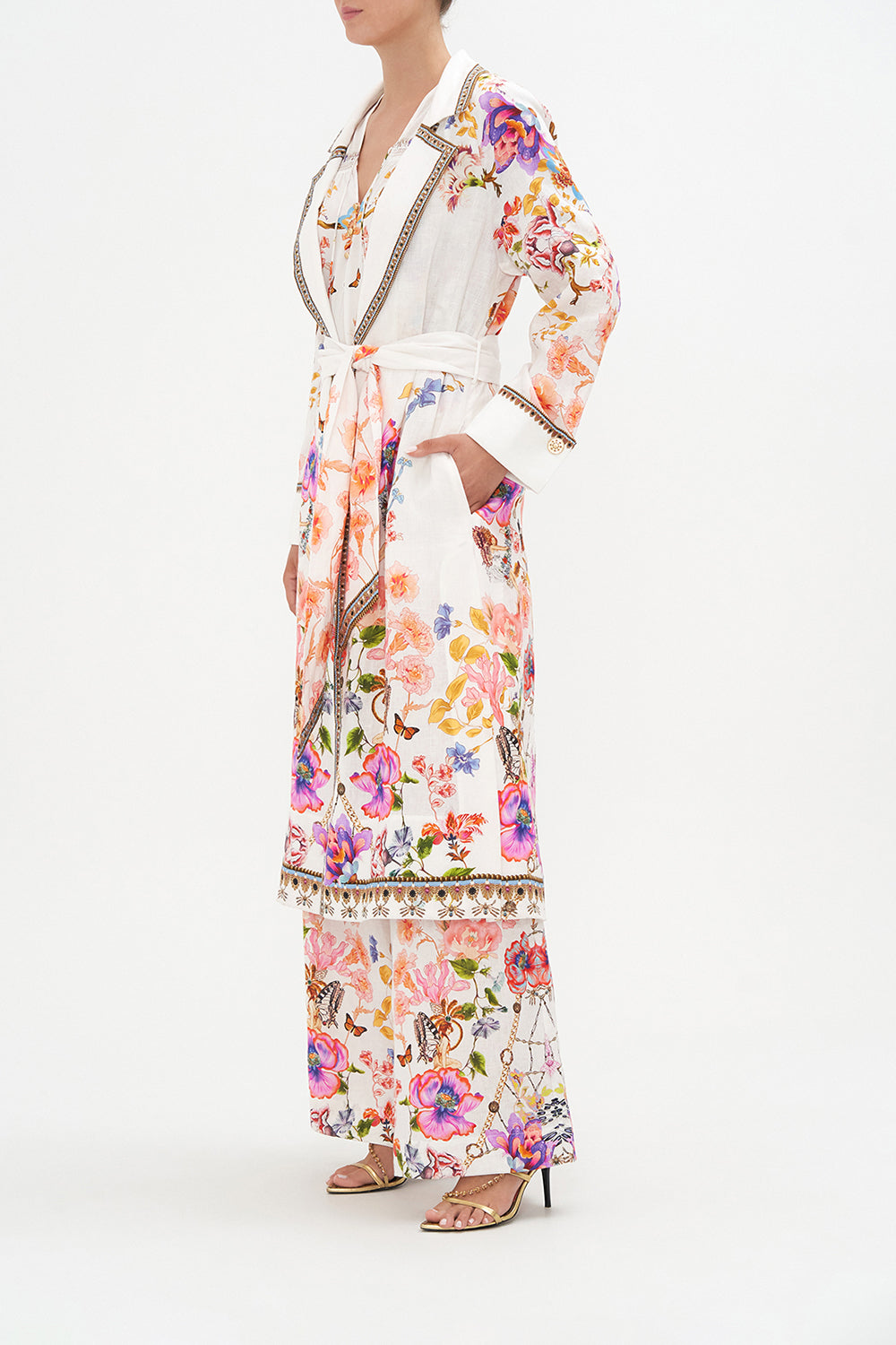 SOFT TRENCH WITH FRENCH CUFF SPIDER GIRL