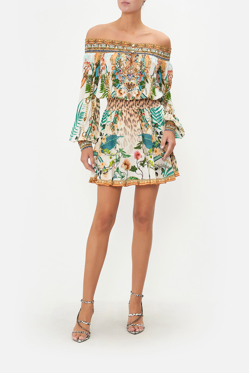 OFF SHOULDER SHORT DRESS ROYALTY LOYALTY