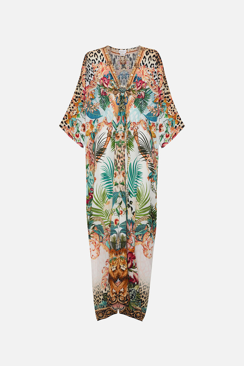 SPLIT SLEEVE KAFTAN WITH HARDWARE FIELDS OF TREASURE