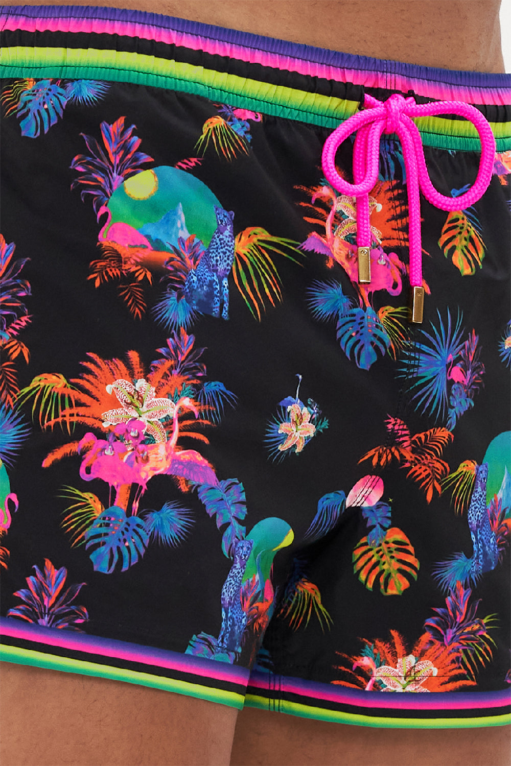 SHORT SWIM SHORT NAUGHTY NEON