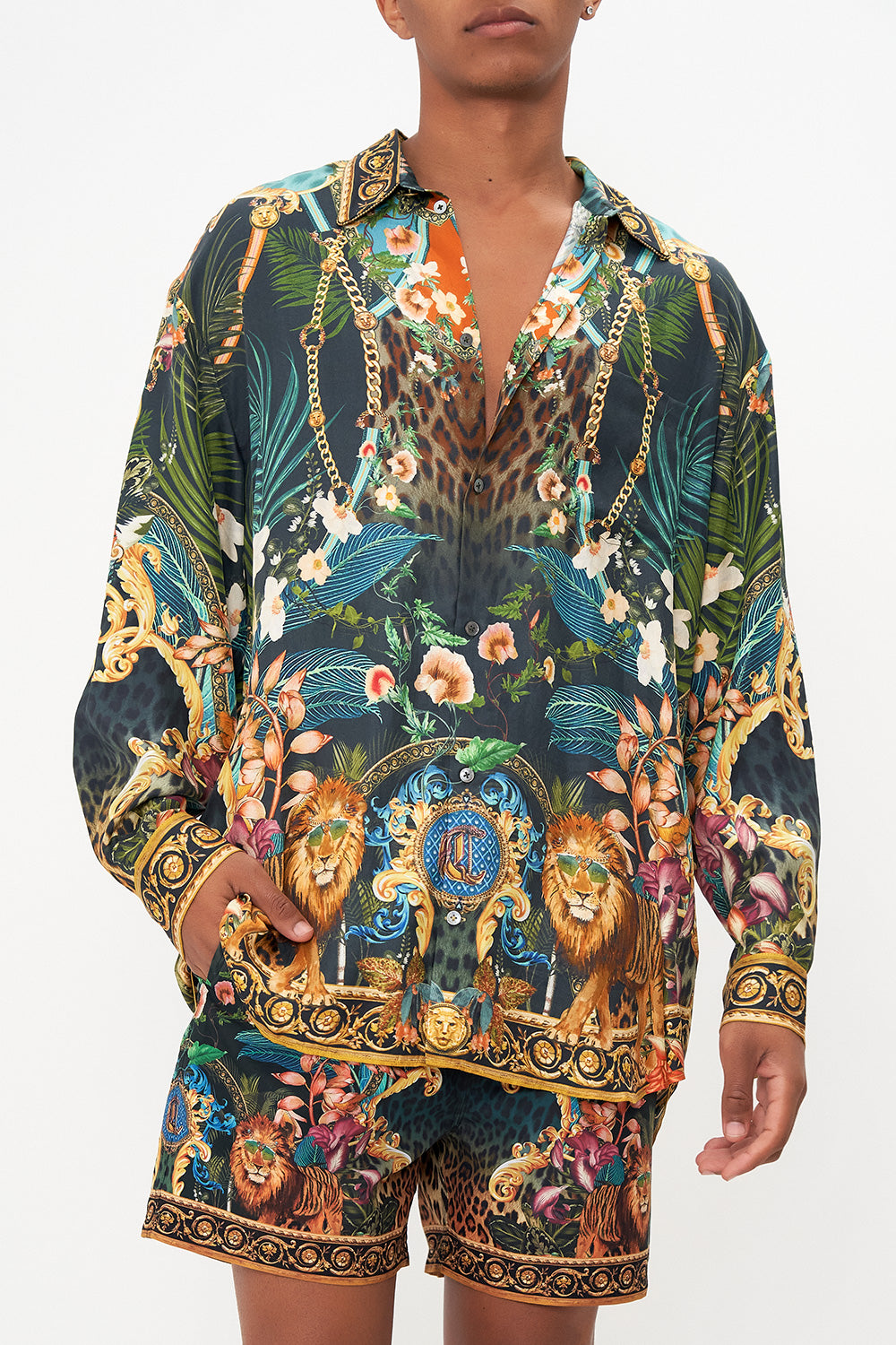 MENS OVERSIZED SHIRT FEARLESS FELIS