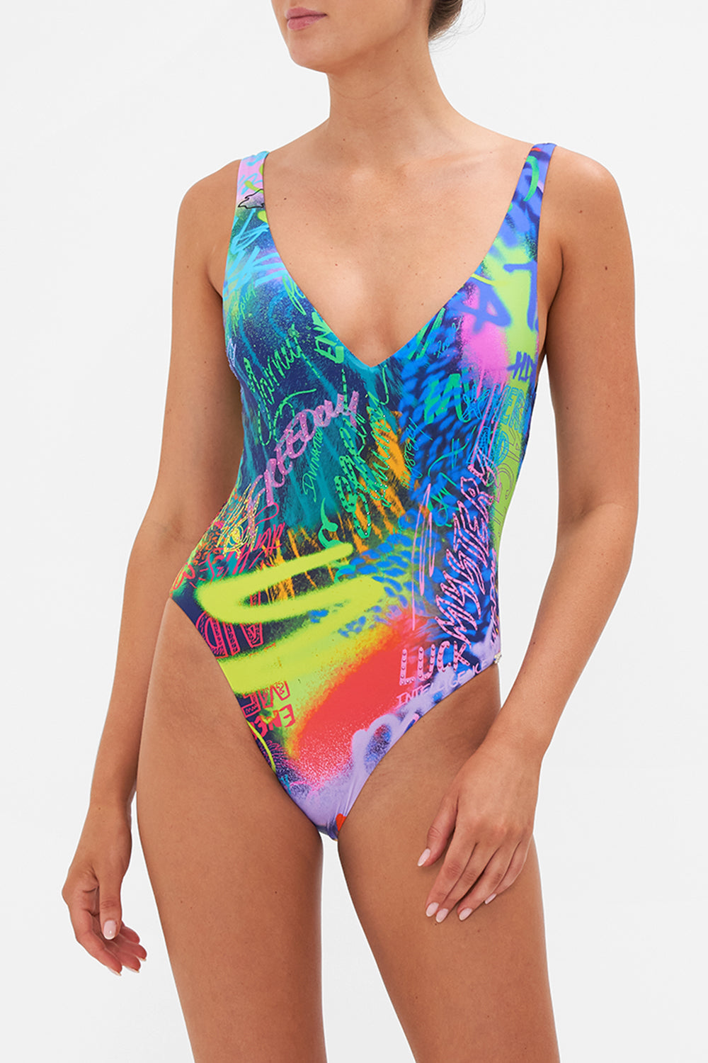 DEEP V NECK ONE PIECE MOTHER EARTHS ARMY