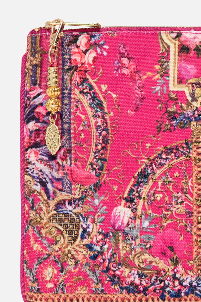 SMALL CANVAS CLUTCH WILD BELLE