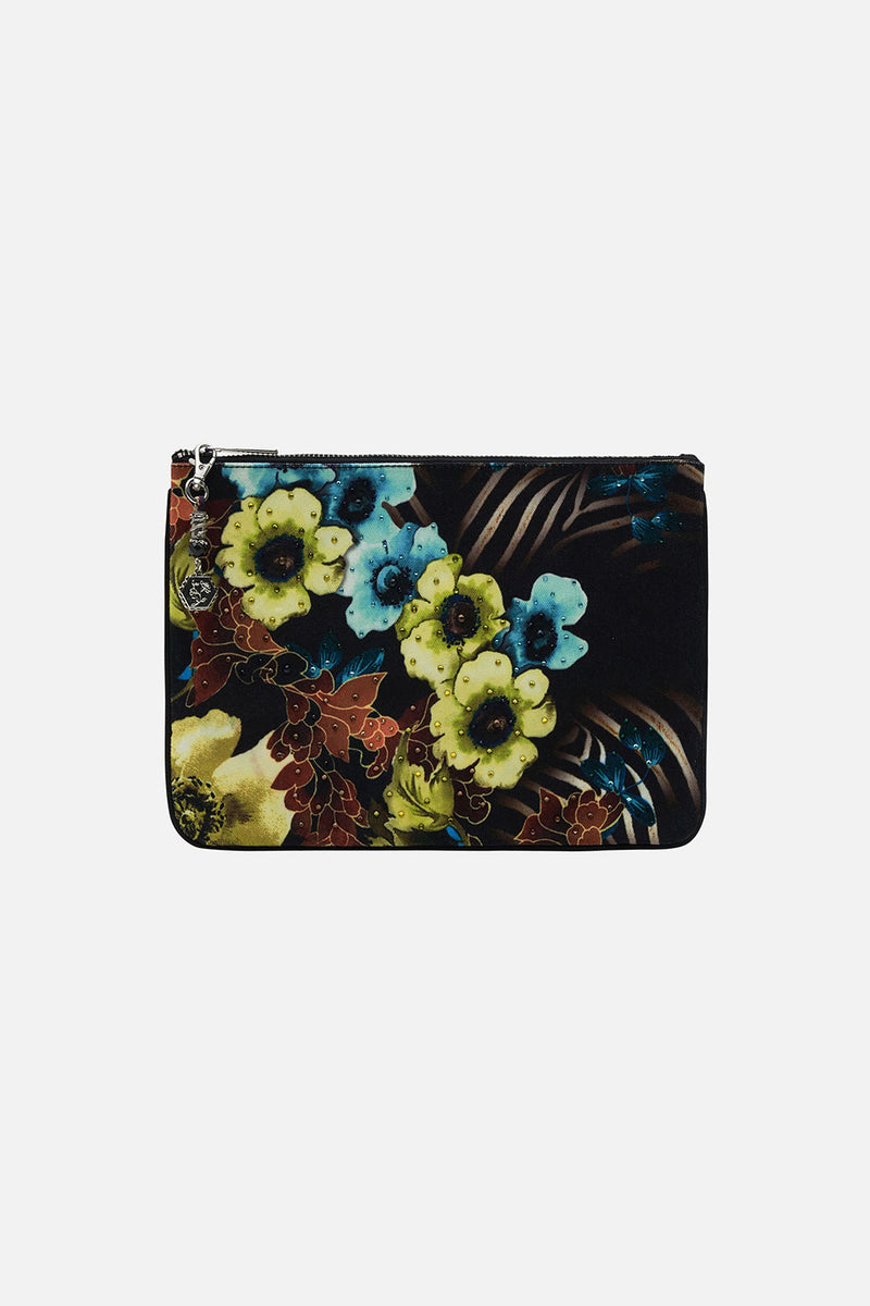 SMALL CANVAS CLUTCH NATURAL INSTINCT
