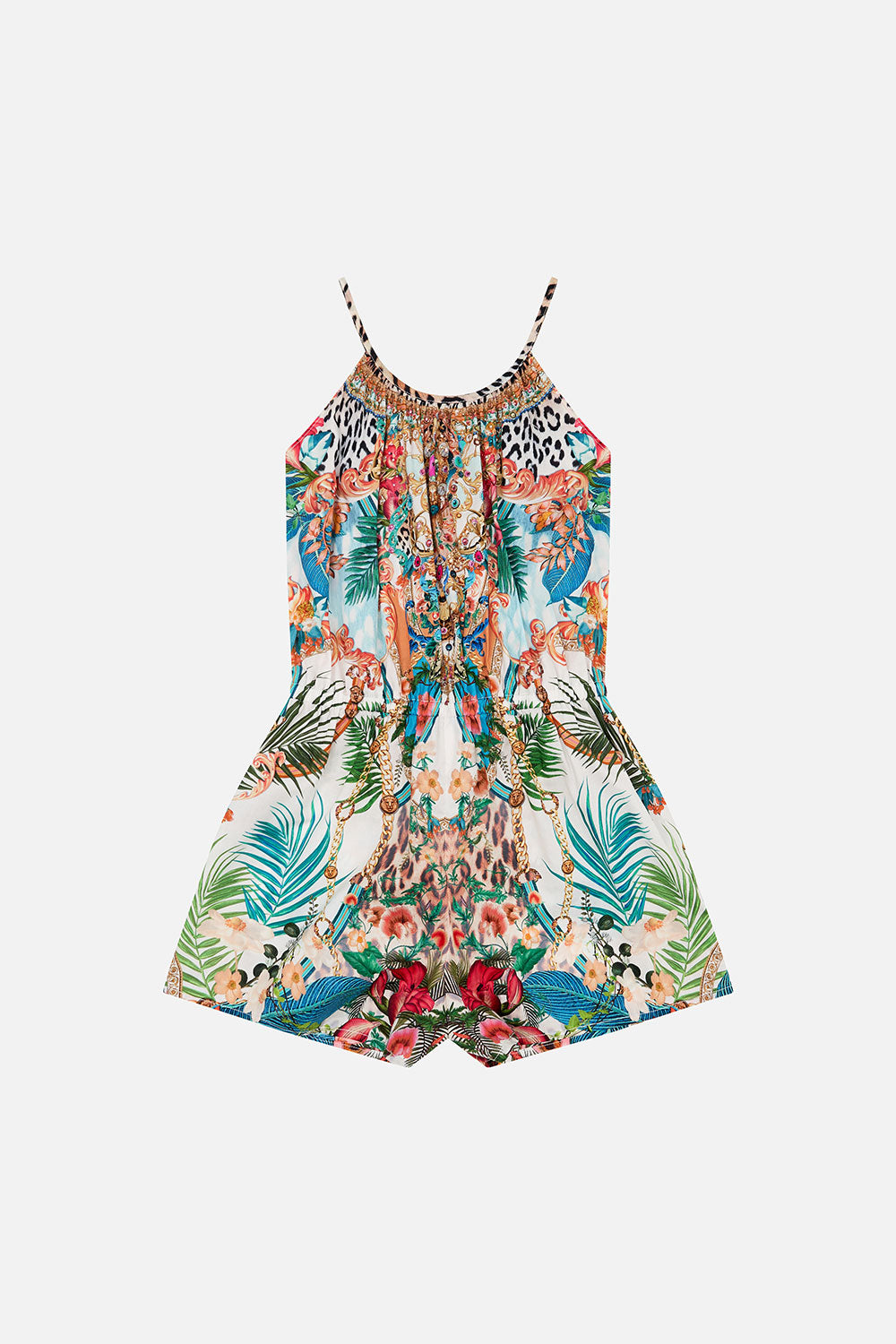 KIDS SHOESTRING STRAP PLAYSUIT 4-10 ROYALTY LOYALTY